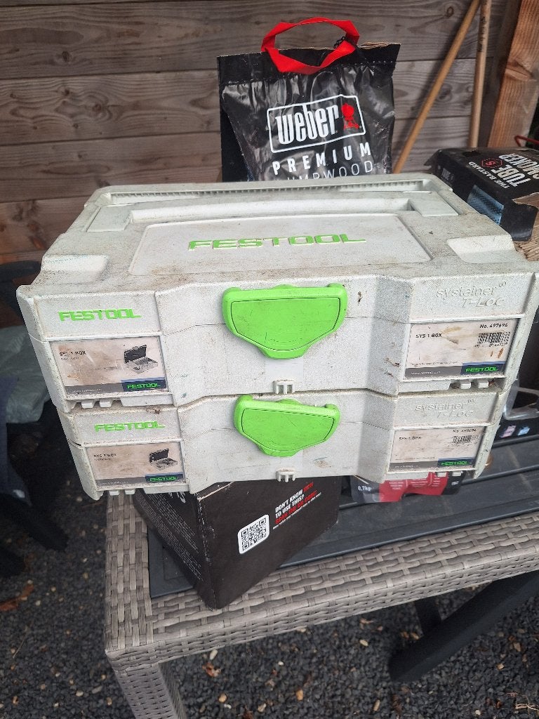 Festool sys 1 box 2x, Ophalen of Verzenden, Gebruikt