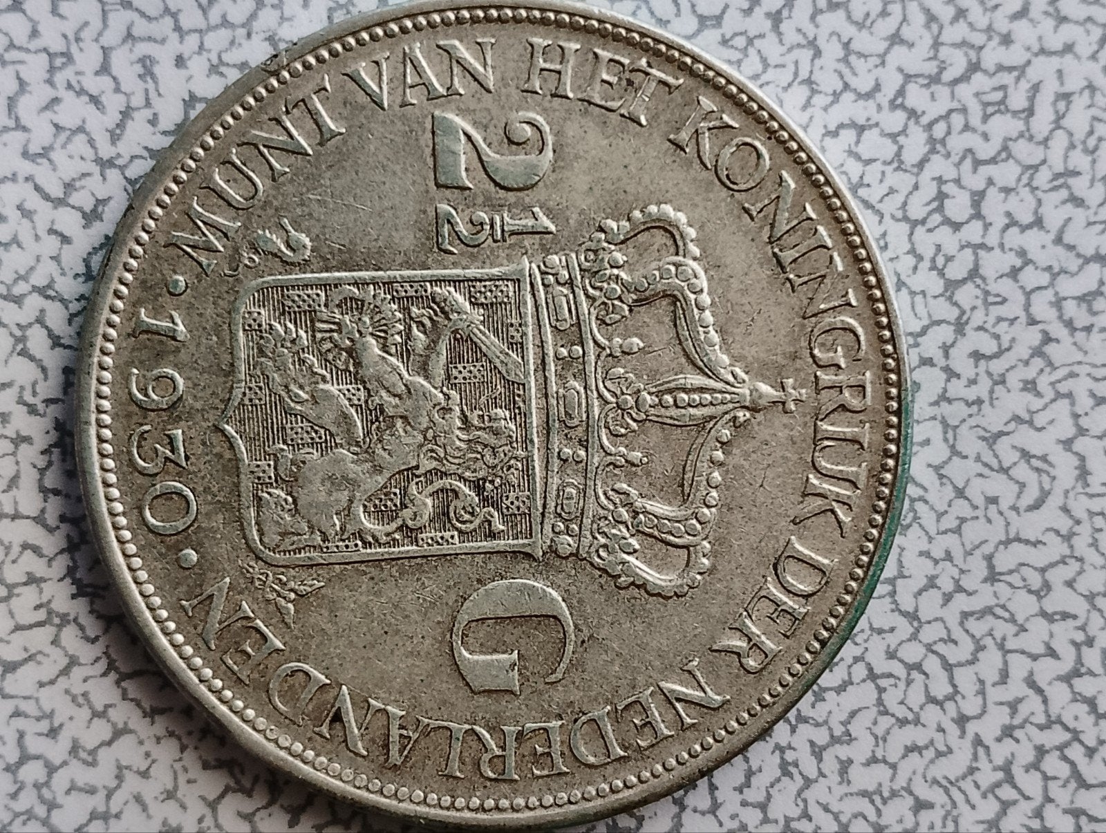 Nederland 2,5 gulden, Ophalen, Koningin Wilhelmina, 1 gulden