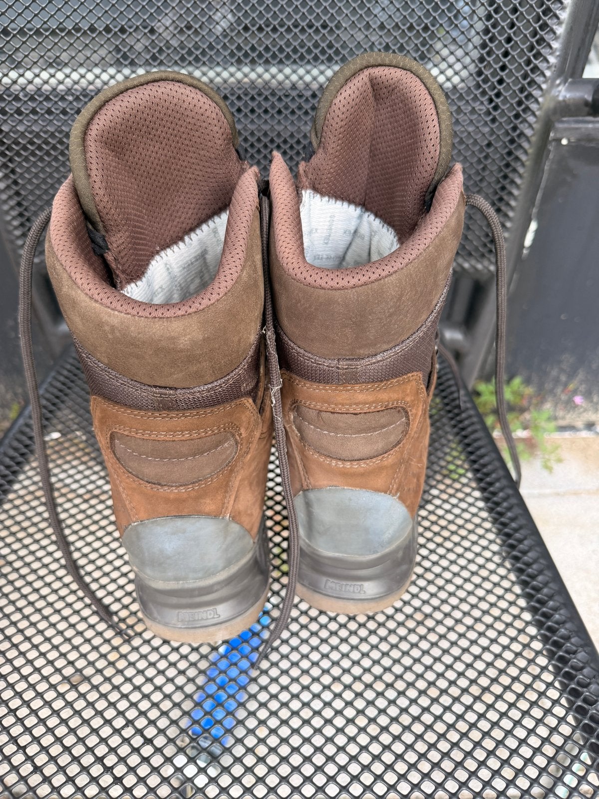 Meindl Wandelschoenen - Bruin, Maat EU 44.5, Ophalen, Zo goed als nieuw, Schoenen