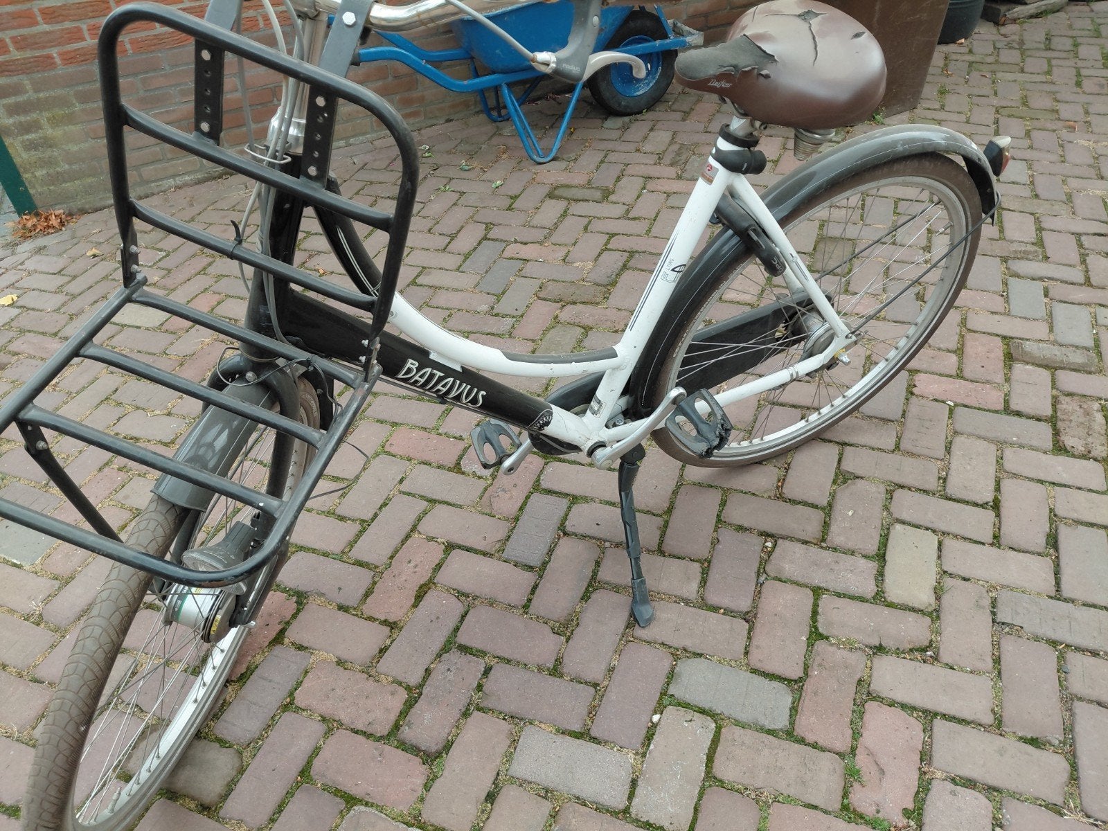 Batavus damesfiets met voordrager - Gebruikt, Fietsen en Brommers, Fietsen | Dames | Damesfietsen, Ophalen, Gebruikt, Batavus
