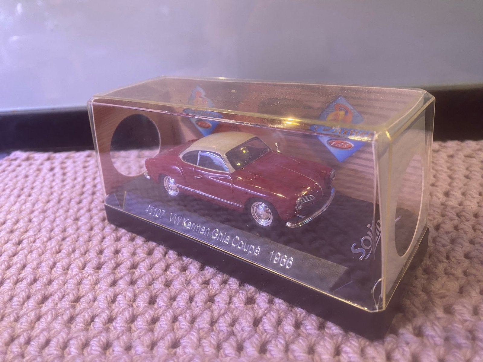 Karman ghia coupe 1966, Ophalen of Verzenden, Zo goed als nieuw, Auto, Solido