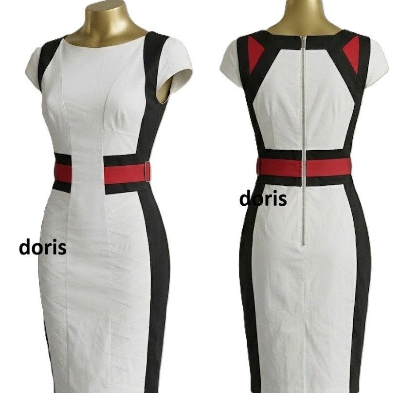 jurk Karen Millen maat 10/38 oksel tot oksel 41 cm, Maat 38/40 (M), Ophalen of Verzenden, Zo goed als nieuw, Boven de knie