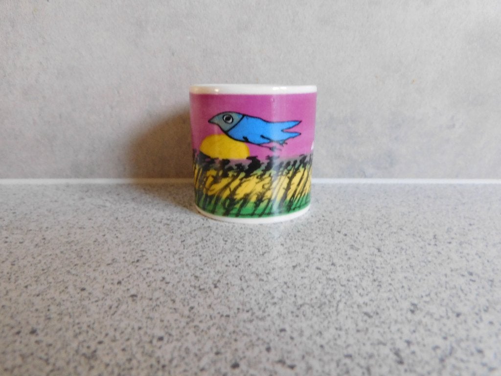 Eierdop Roze L'oise Bleu - Corneille, Overige merken, Keramiek, Overige typen, Vintage