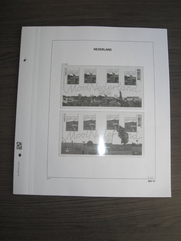 DAVO Luxe album bladen Mooi Nederland 2005 t/m 2011, Leeg., Ophalen of Verzenden, Verzamelalbum