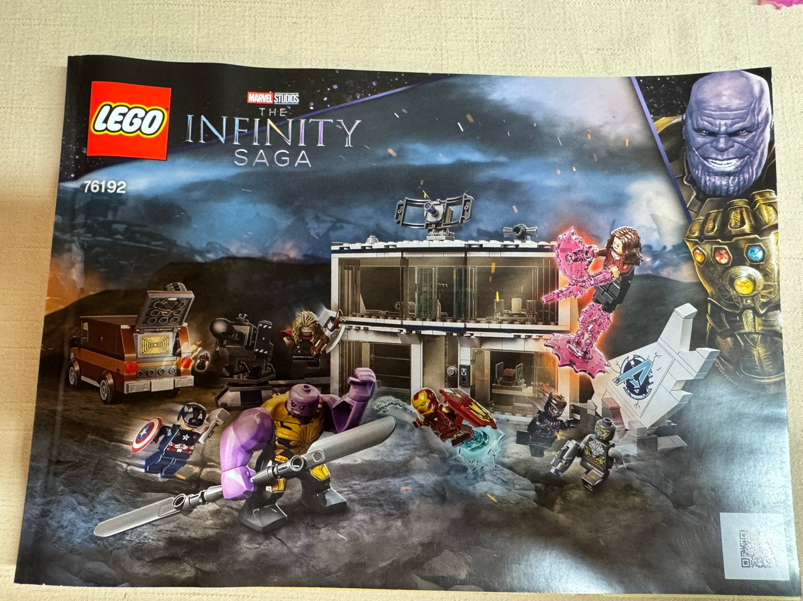 Lego Marvel The Infinity Saga set 76192, Gebruikt, Marvel, Lego, Ophalen of Verzenden