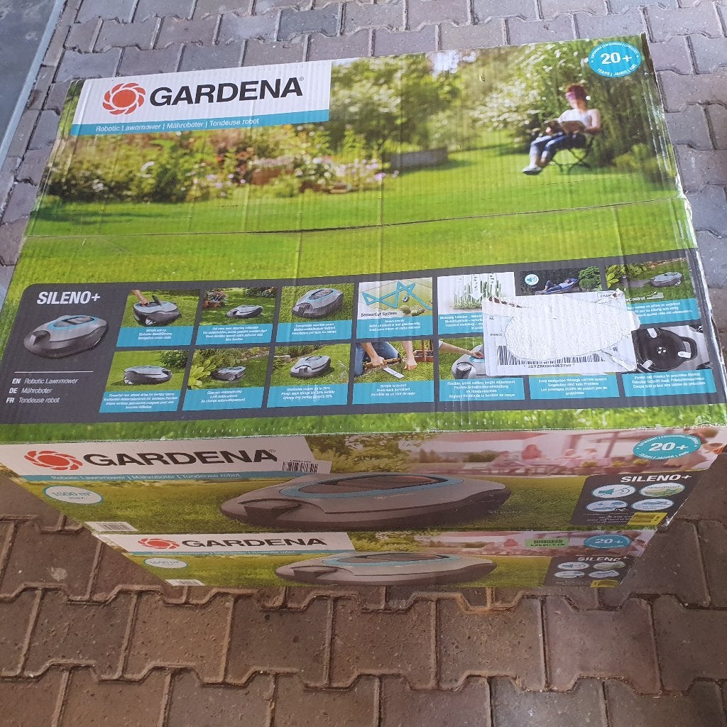 Gardena robotmaaier Sileno +, Ophalen of Verzenden, Nieuw, Minder dan 20 cm, Gardena