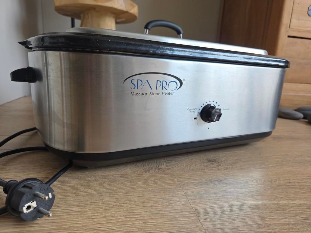 Grote, complete hot stone set van Spa Pro, Sport en Fitness, Massageproducten, Ophalen, Zo goed als nieuw, Hotstone
