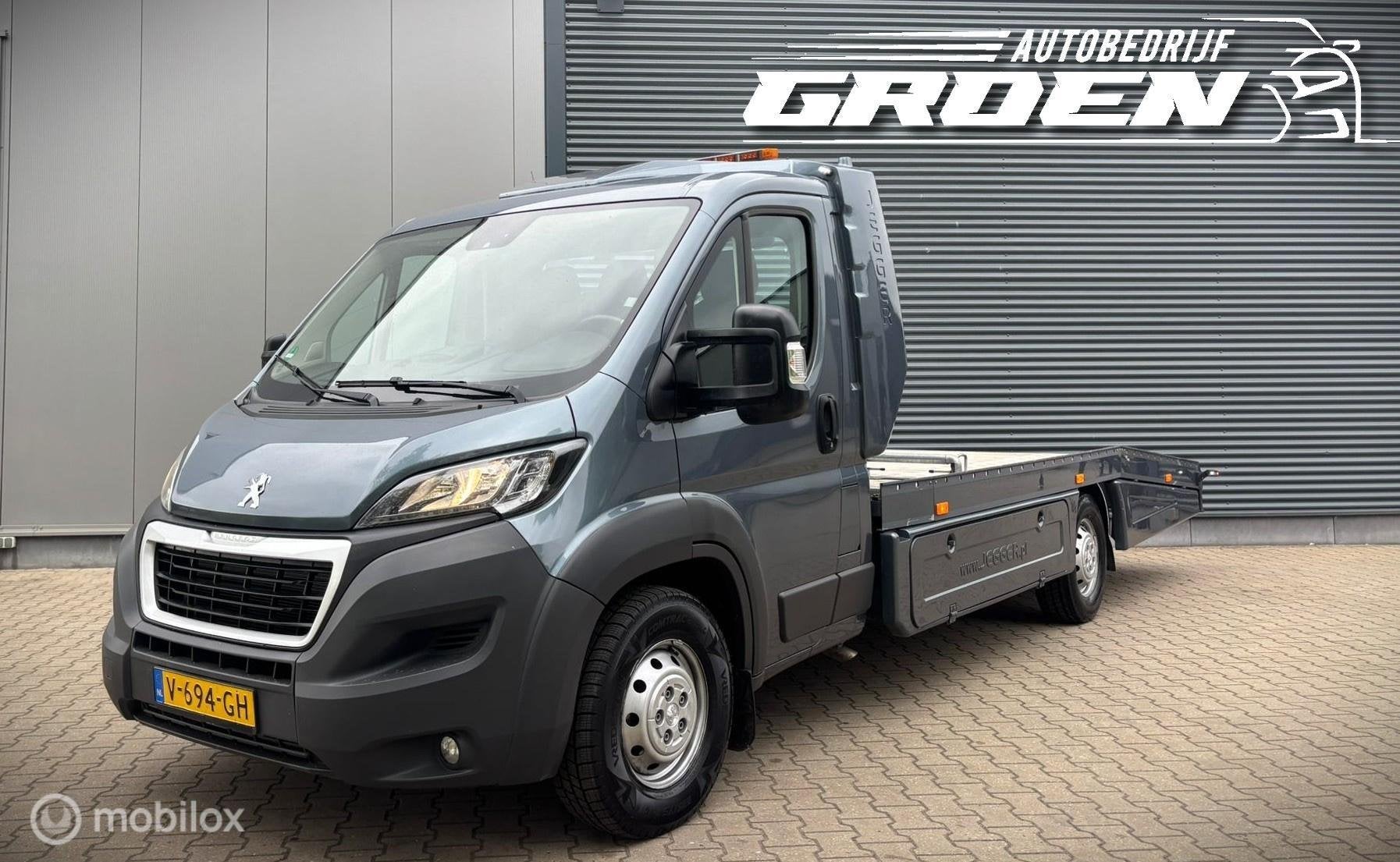 Peugeot Boxer Oprijwagen 2.0 BlueHDI L4 LUCHTVER|48.000KM|, Gebruikt, Euro 6, 4 cilinders, Elektrische ramen