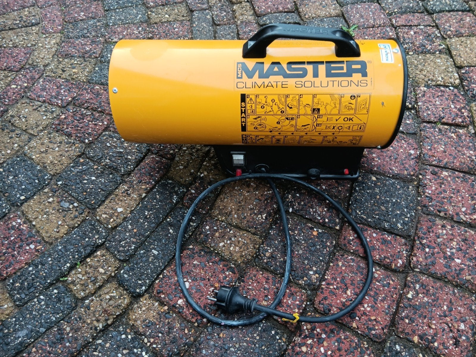 Master BLP 17M gaskachel heater aansluiting gasfles, Doe-het-zelf en Verbouw, Ophalen, 30 tot 80 cm, Kachel, Minder dan 60 cm