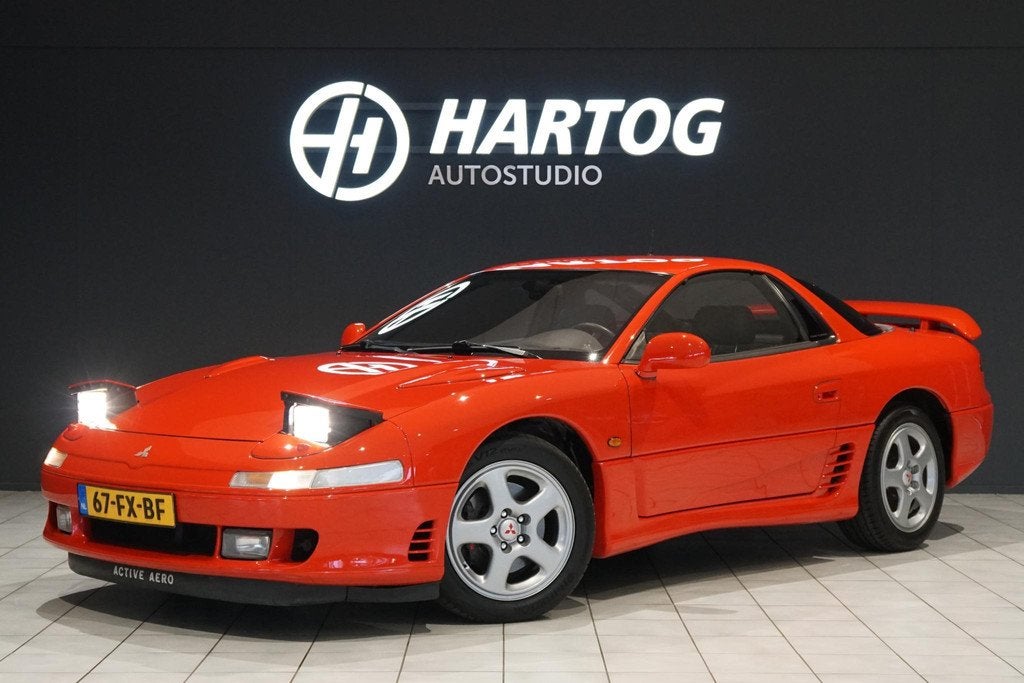 Mitsubishi 3000 GT 3.0 V6 4WD 286PK EU, Auto's, Mitsubishi, 1730 kg, Stof, Gebruikt, 4 stoelen