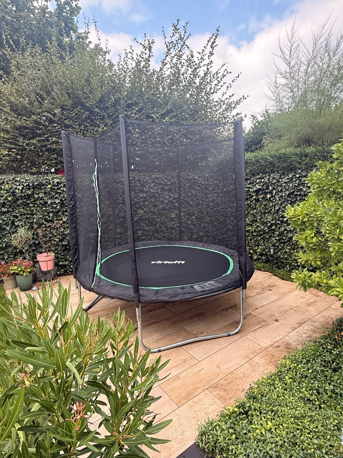 VirtuFit Trampoline met Veiligheidsnet - Zo goed als nieuw, Ophalen, Zo goed als nieuw