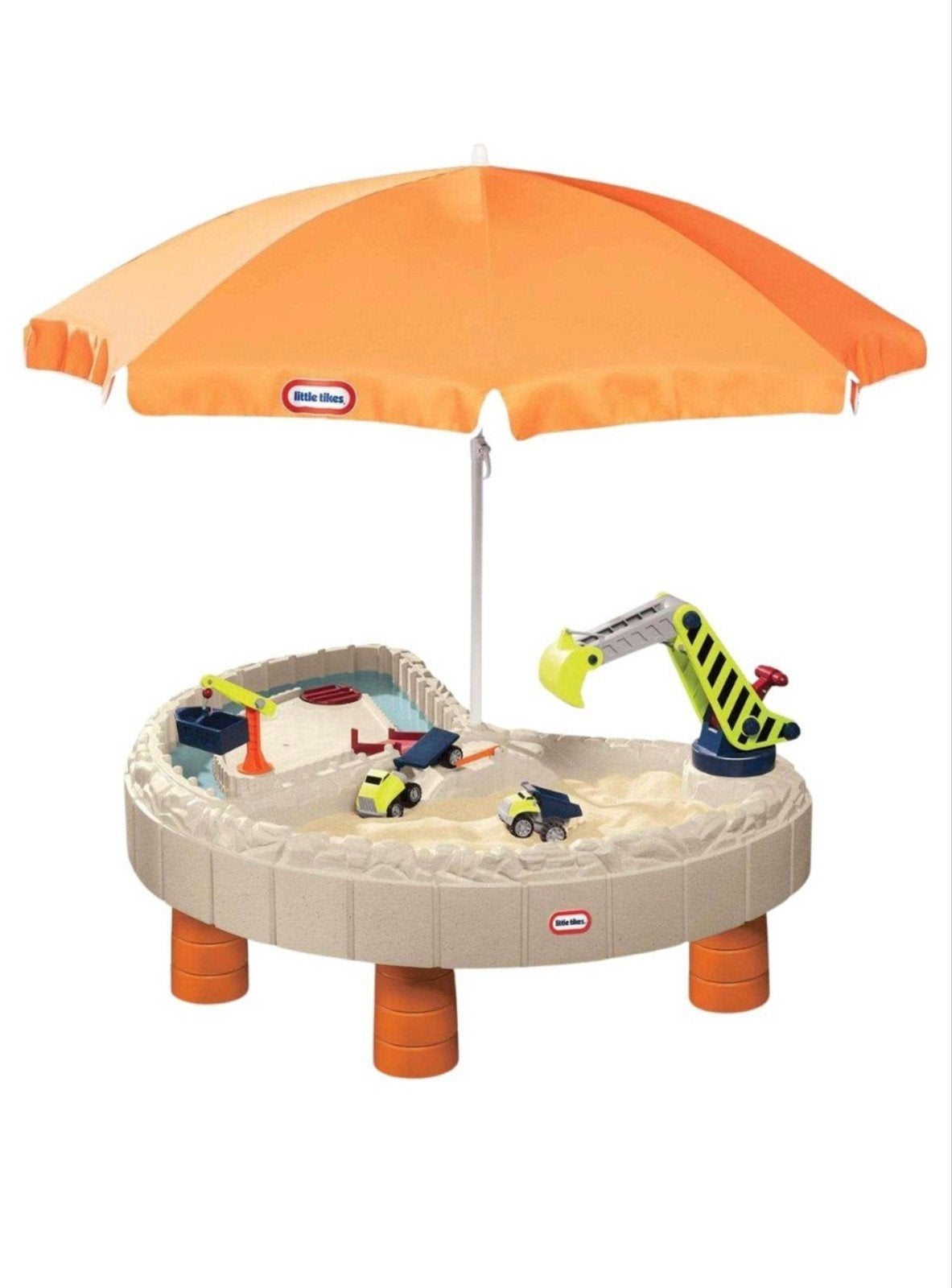 Little Tikes Zand- en watertafel met parasol, Ophalen, Gebruikt