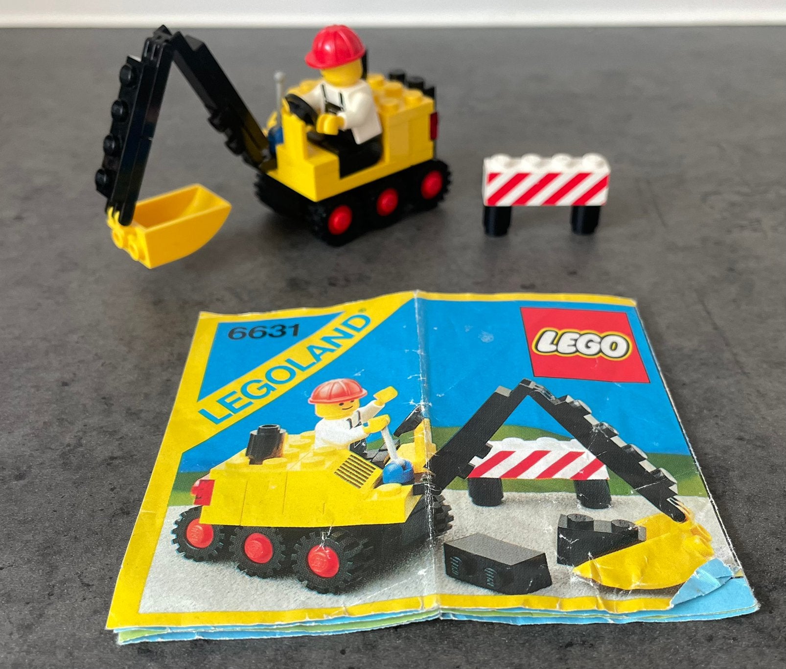Lego 6631 steam shovel, Ophalen of Verzenden, Zo goed als nieuw