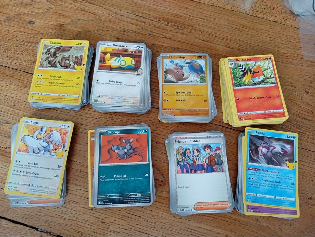 Bulk van 385 Pokemon kaarten, Ophalen of Verzenden, Meerdere kaarten