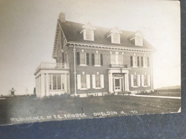 Sheldon, USA, Ophalen, Voor 1920, Gelopen, Frankrijk
