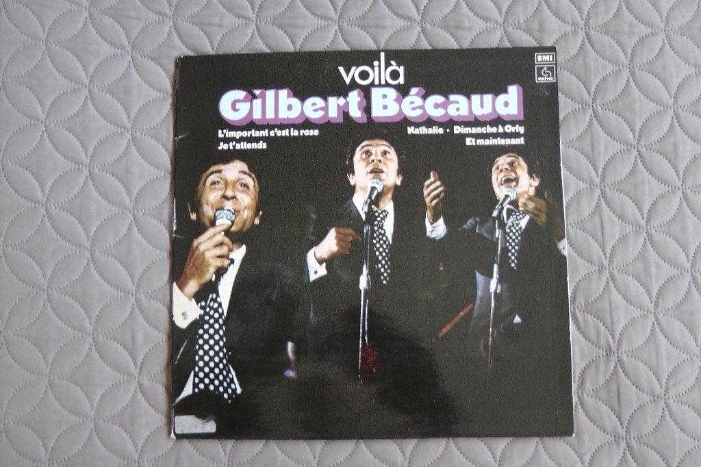 Gilbert Bécaud met LP: Voilὰ, LP, Gebruikt, Ophalen of Verzenden, 12 inch
