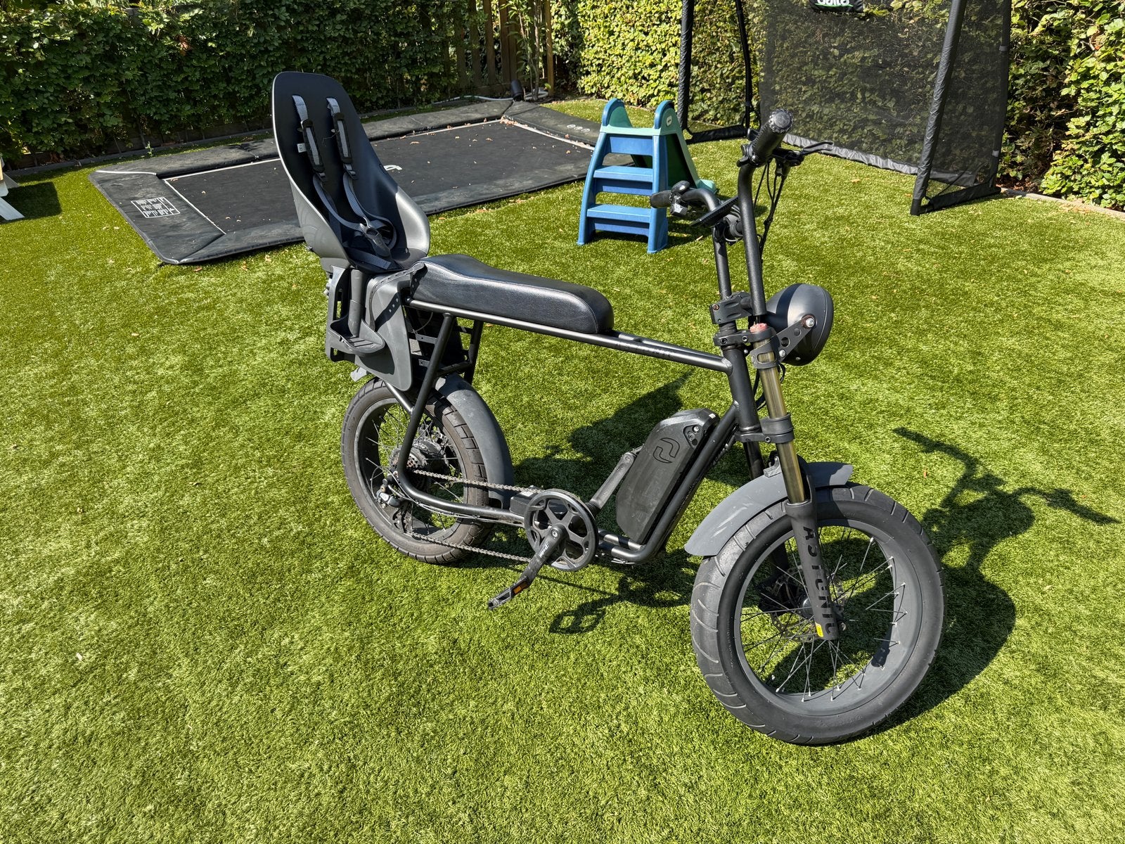 Astonic extra lange fatbike met kinderzitje, 59 cm of meer, Ophalen, Gebruikt, Overige merken