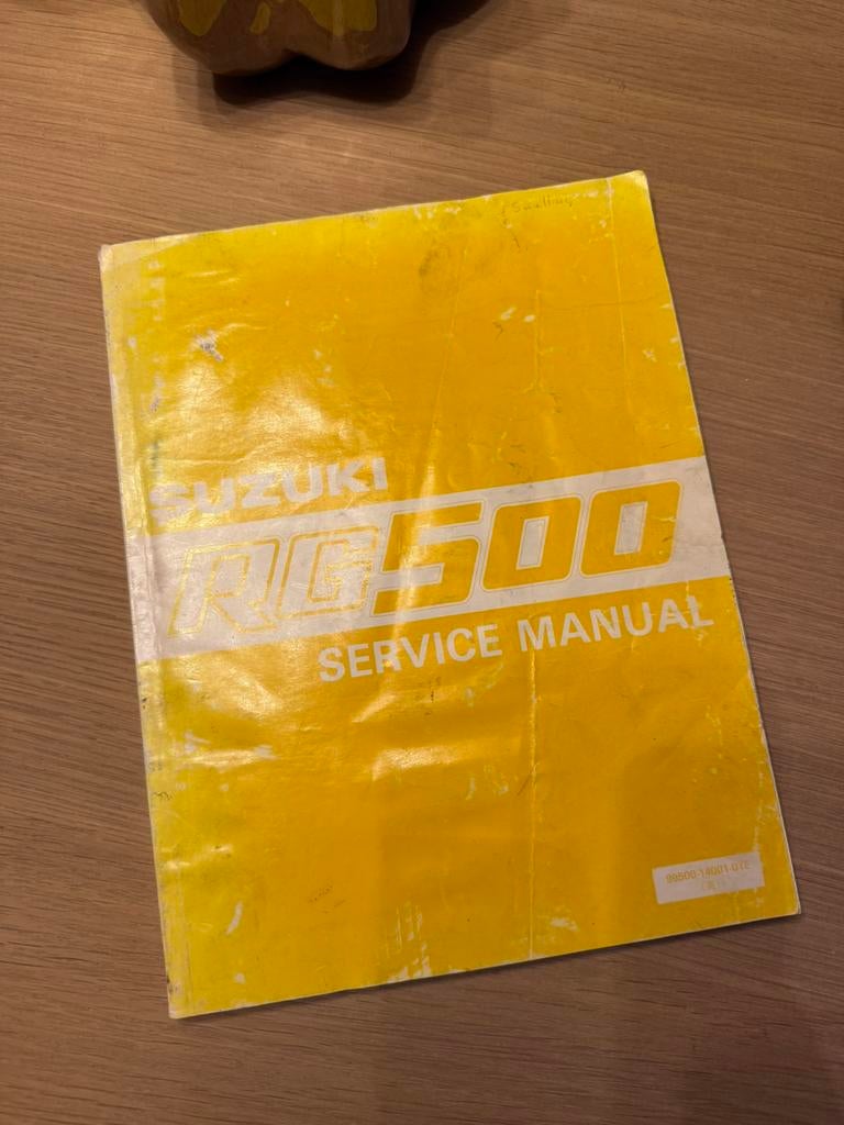 Suzuki rg500 gamma werkplaats handboek, Motoren, Ophalen of Verzenden, Suzuki