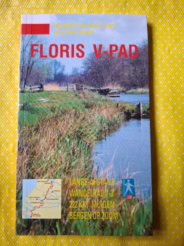 Floris V-pad: Lange-afstand Wandelpad 1-3 (222 km), Fiets- of Wandelgids, Ophalen of Verzenden, Wandelplatform-LAW, Benelux