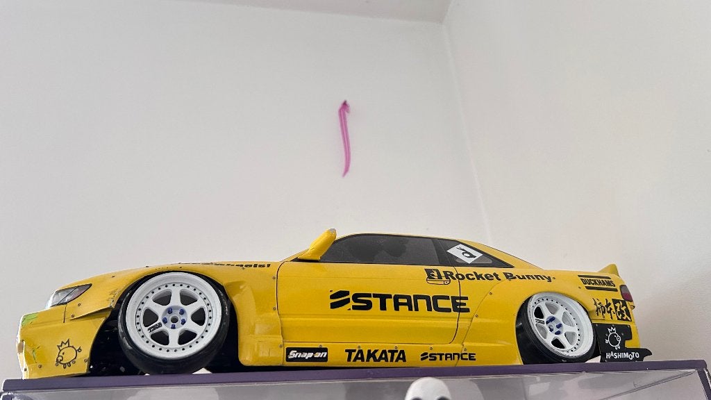 1:10 Nissan S13 - Rocketbunny V2, Ophalen of Verzenden, Auto offroad
