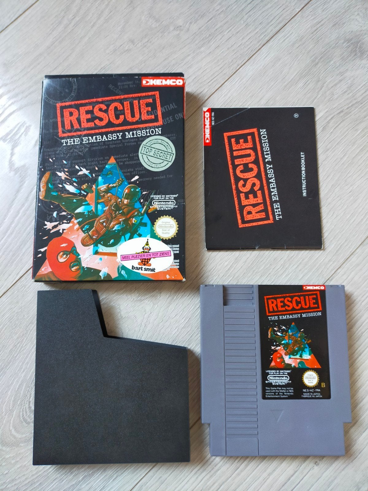 Rescue: The Embassy Mission NES CIB - Nintendo, Shooter, 1 speler, Ophalen of Verzenden, Zo goed als nieuw