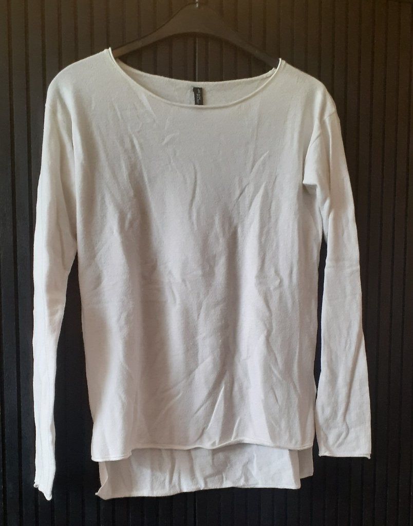 Jean Pascale Shirt Lange Mouw Maat XS, Kleding | Dames, Wit, Ophalen of Verzenden, Zo goed als nieuw, Lange mouw