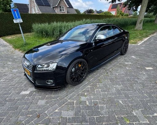 Audi S5 4.2 FSI 260KW Coupe Quattro AUT 2008 Zwart, Auto's, Automaat, 8 cilinders, Zwart, Leder