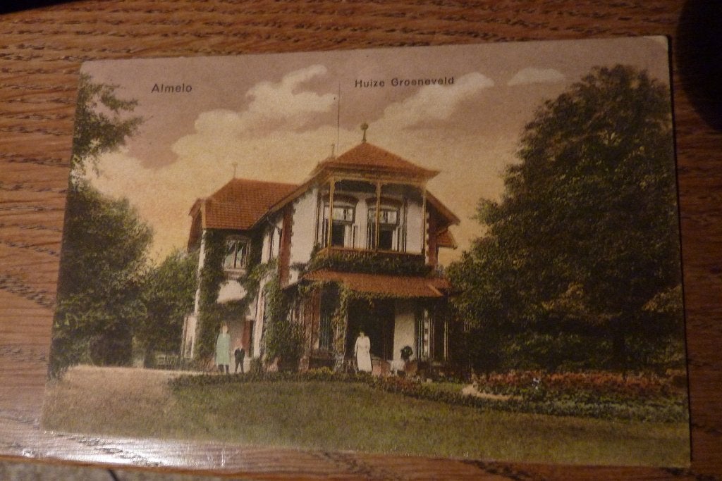 ALMELO Huize Groeneveld, Ophalen, Voor 1920, Gelopen, Overijssel