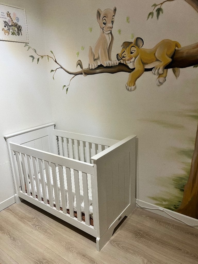 Ledikant en commode, Gebruikt, Minder dan 140 cm, Minder dan 70 cm, Ophalen