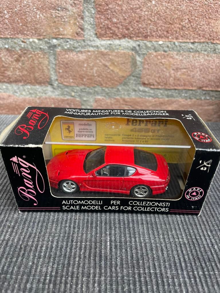 1:43 Bang Ferrari 456 GT “prova” ……. 10,-, Ophalen of Verzenden, Zo goed als nieuw, Auto, Overige merken