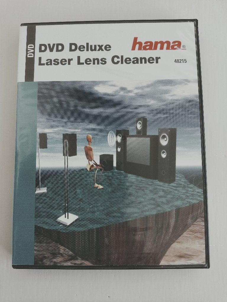 DVD Deluxe Laser Lens Cleaner - reinigingsschijf - Hama, Alle leeftijden, Ophalen of Verzenden, Gebruikt