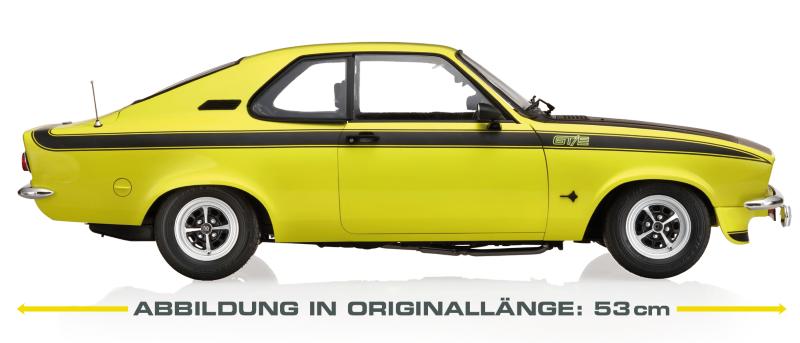 Opel Manta GT/E Scale 1/8 Hachette Ongebouwd 110 Delen, Hobby en Vrije tijd, Modelauto's | 1:5 tot 1:12, Ophalen, Zo goed als nieuw