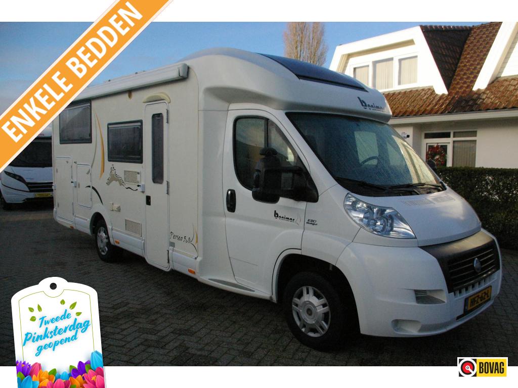 Benimar Perseo 560 Enkele bedden, XXL Garage, Ringverwarming, Bedrijf, Tot en met 3, Achteruitrijcamera