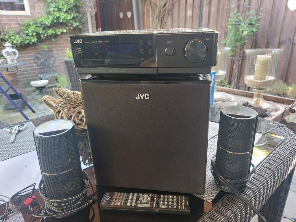JVC COMPACT COMPONENT SYSTEEM NX-F40 ZIE BESCHRIJVING, Ophalen of Verzenden, JVC, Dvd-speler