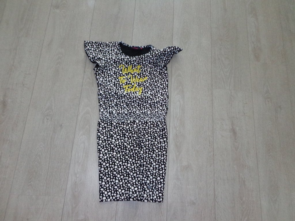 leuk zwart/wit jurkje van Persival, maat 140/146, Kinderen en Baby's, Ophalen of Verzenden, Gebruikt, Meisje, Jurk of Rok
