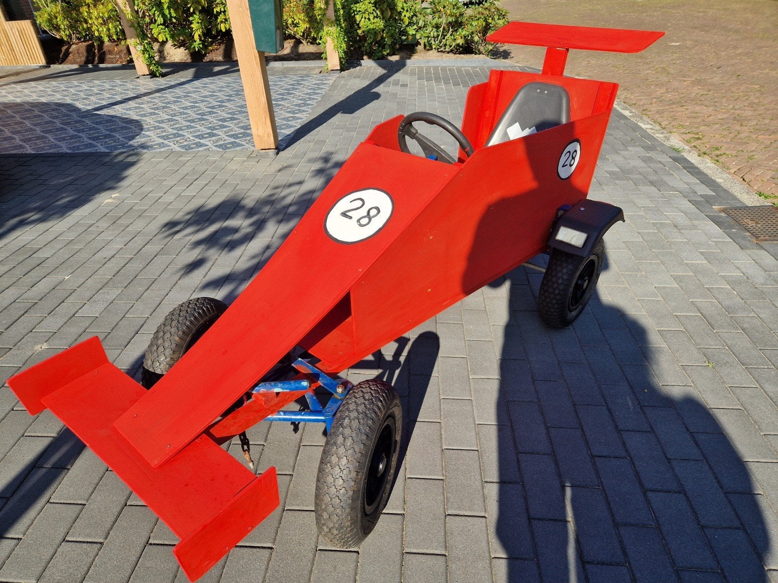 Zeepkist racewagen, Ophalen, Zo goed als nieuw