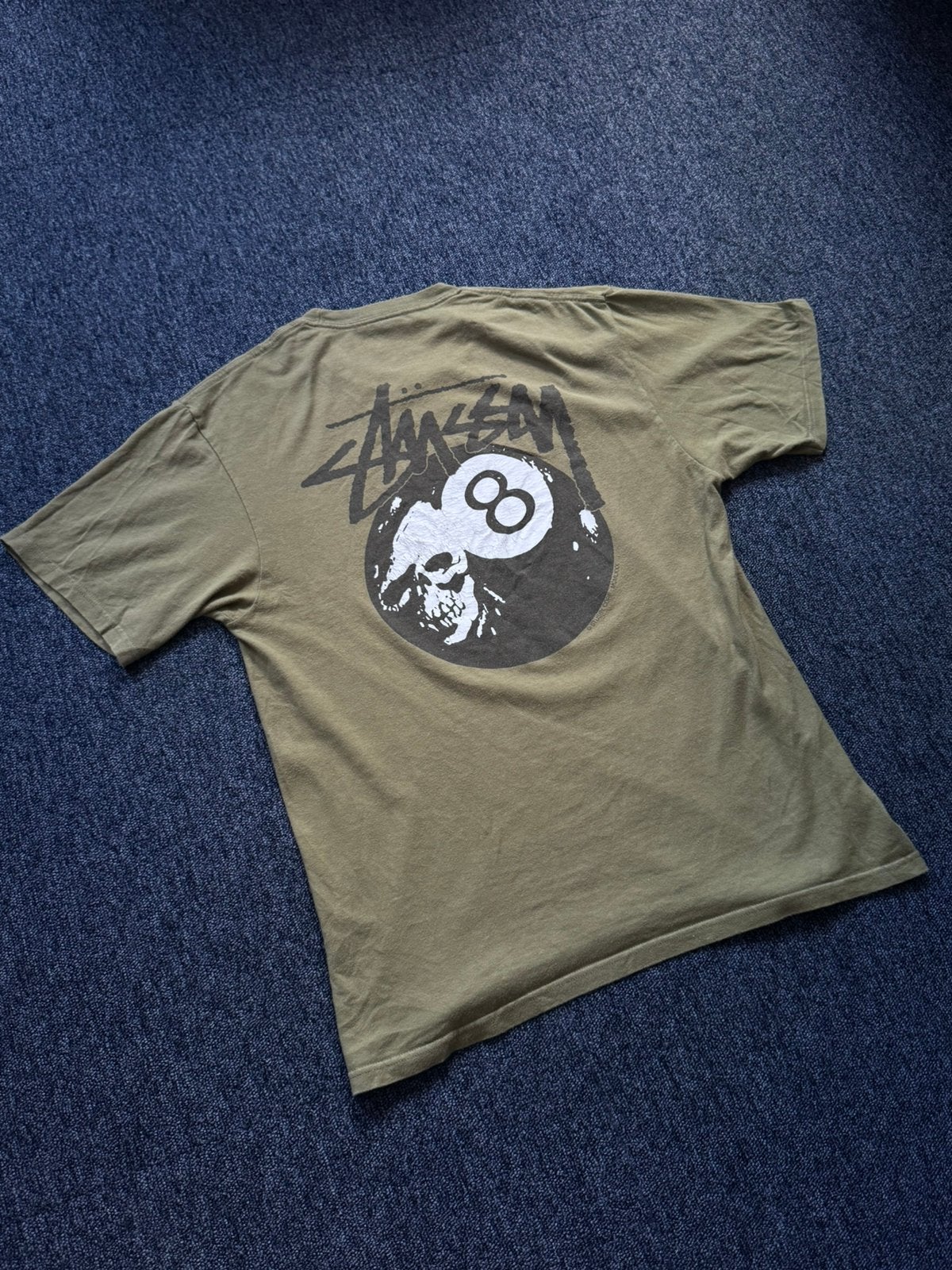 Stussy Classic Logo T-Shirt Streetwear, Ophalen of Verzenden, Zo goed als nieuw, Maat 48/50 (M)