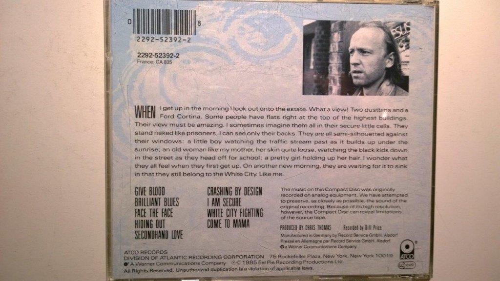 Pete Townshend - White City A Novel, Ophalen of Verzenden, Zo goed als nieuw, Poprock