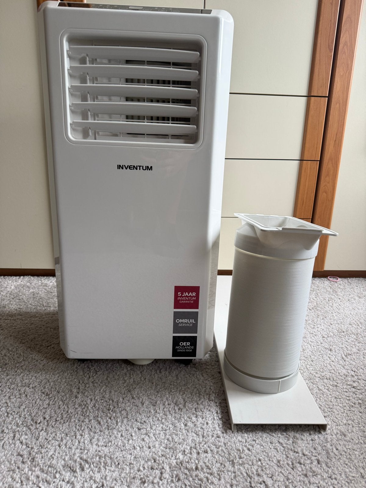 Inventum AC701 Mobiele Airco, Witgoed en Apparatuur, Ophalen, Gebruikt, Minder dan 60 m³, 3 snelheden of meer