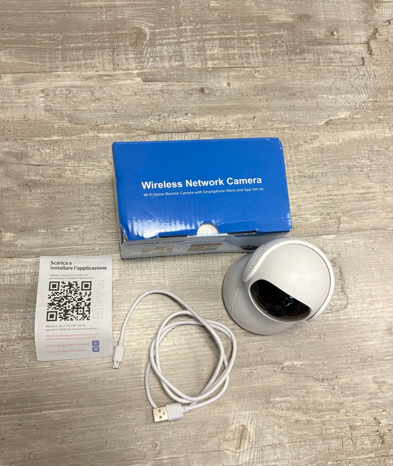 Draadloze Netwerk Camera - Wi-Fi Home Monitor Camera, Ophalen of Verzenden, Nieuw, Binnencamera