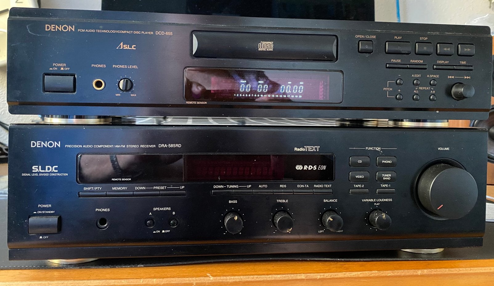 Denon receiver en cdspeler met problemen, Audio, Tv en Foto, Stereo-sets, Ophalen, Zo goed als nieuw, Denon