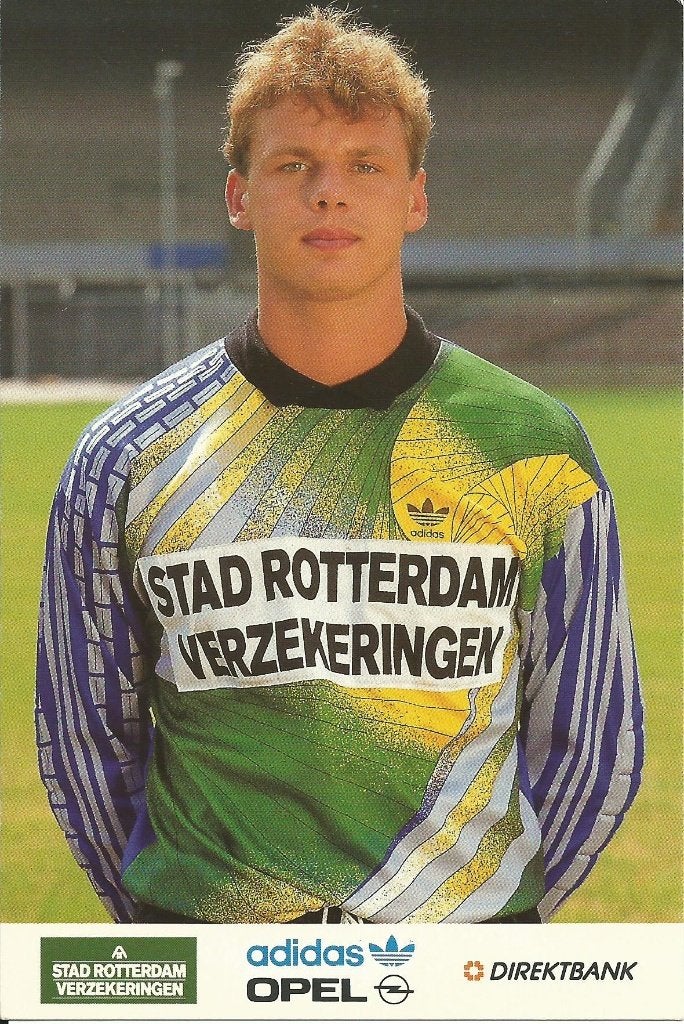 1992-1993 fotokaart Rob van Dijk Feyenoord, Verzenden, Zo goed als nieuw, Feyenoord, Spelerskaart