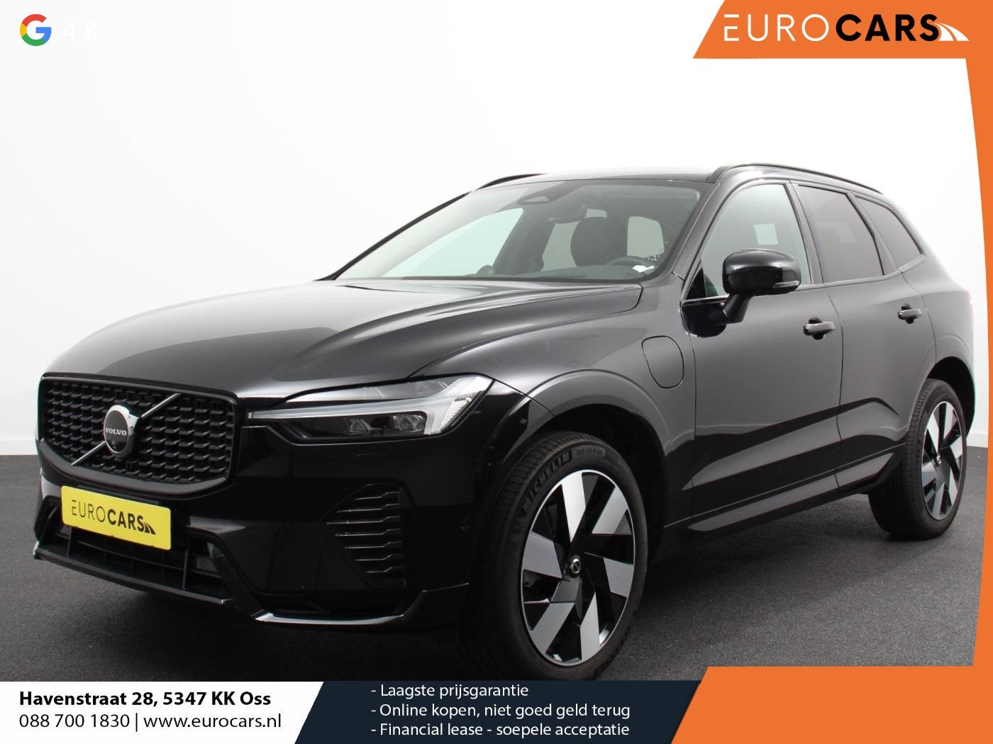 Volvo XC60 2.0 T6 Plug-in hybrid AWD Ultimate Dark Luchtveri, Auto's, Volvo, Automaat, Gebruikt, 1969 cc, 180 min