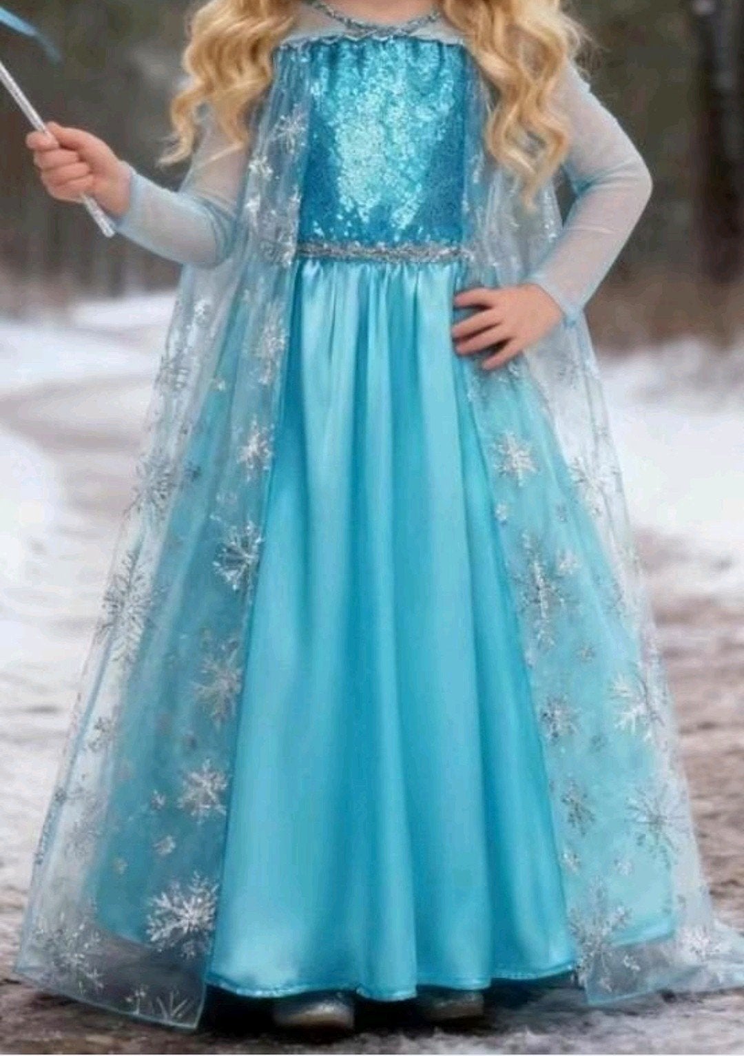 Frozen Elsa jurk 110/116 NIEUW, Ophalen of Verzenden, Nieuw, 110 t/m 116, Meisje