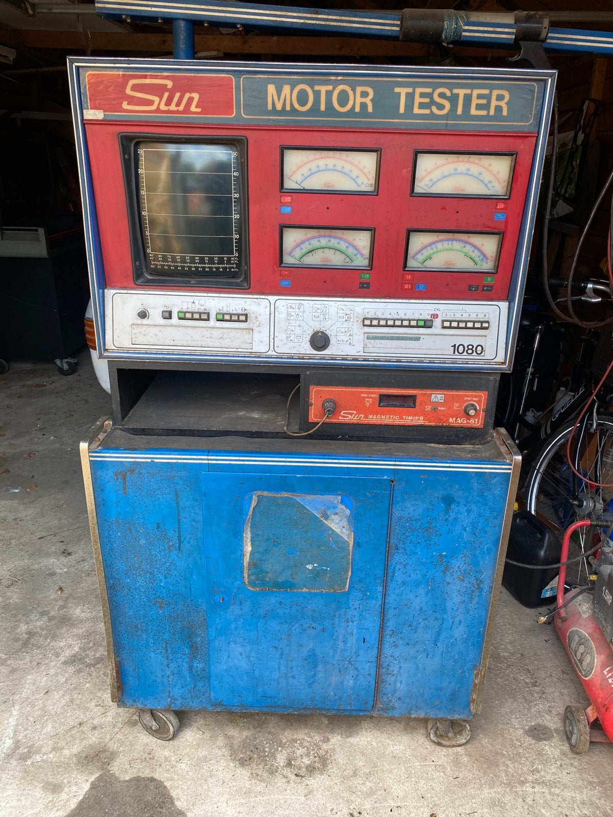 Sun 1080 motor tester, Auto diversen, Autogereedschap, Ophalen, Zo goed als nieuw