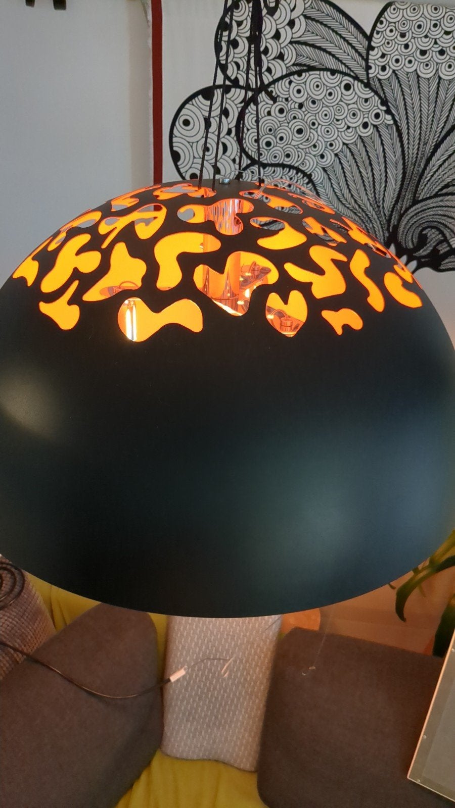 Hanglamp Disegnoluce Magica, ontwerper Andrea Bastianello, Ophalen, Gebruikt, Metaal, Italiaans design