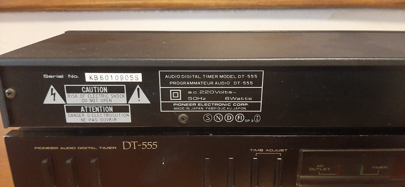2x Pioneer timer, Audio, Tv en Foto, Ophalen