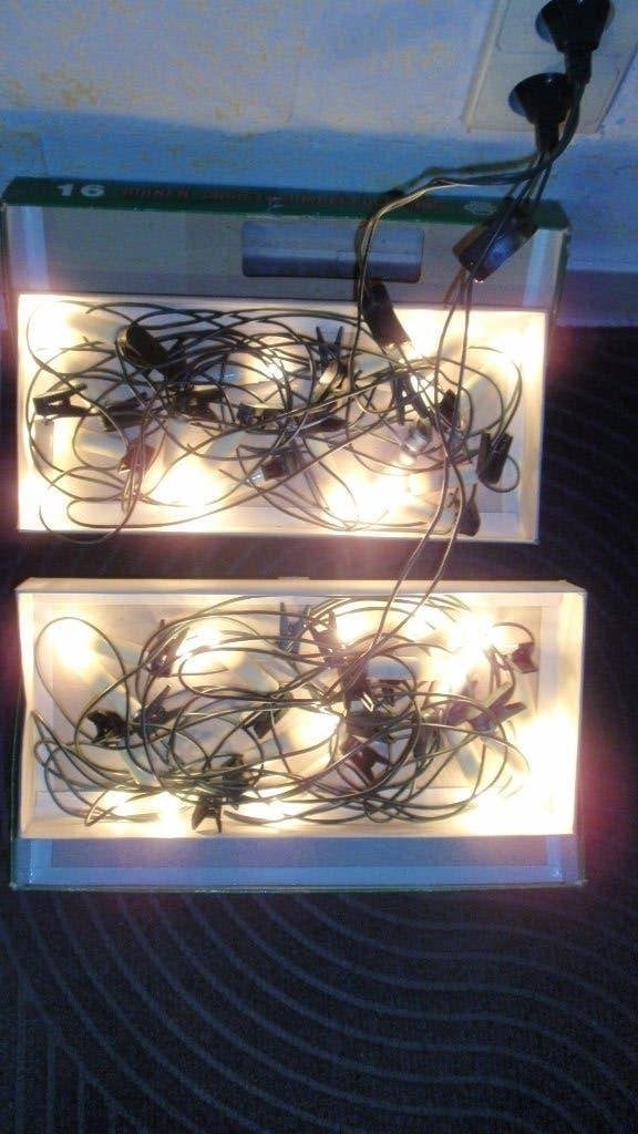 2 dozen vintage kerst verlichting knijp kaarsjes, Diversen, Kerst, Ophalen of Verzenden, Gebruikt
