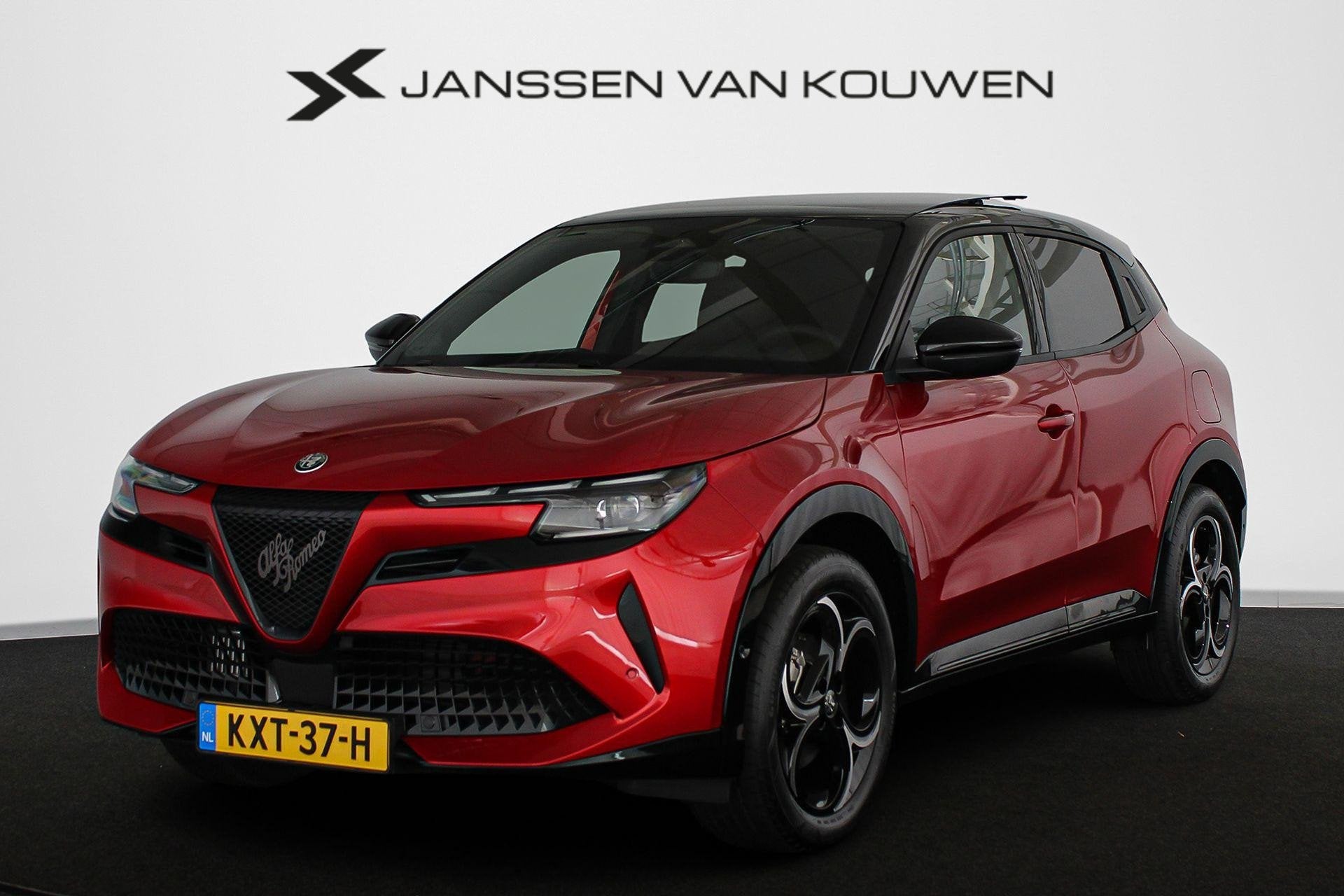 Alfa Romeo Junior 1.2 Turbo Hybrid Ibrida Ti Pano Stoelverwa, 1199 cc, Origineel Nederlands, Bedrijf, Hybride Elektrisch/Benzine