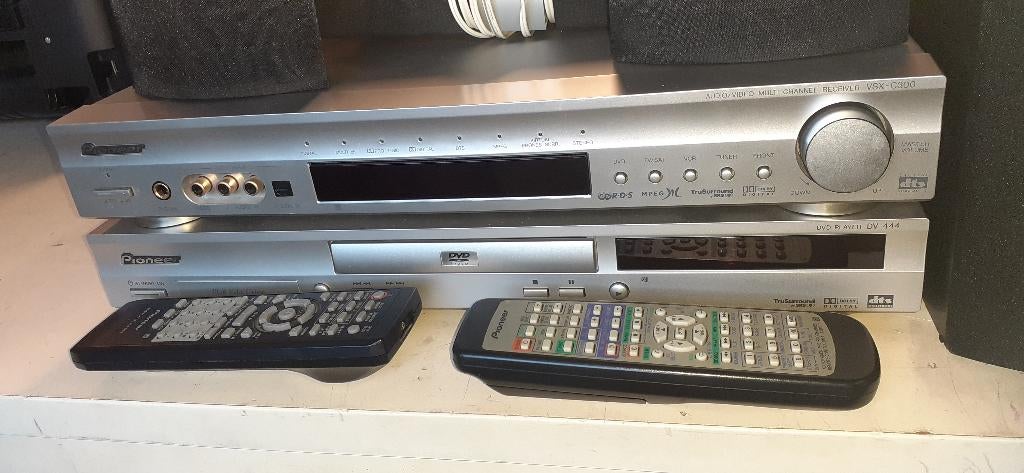 Pioneer AV-receiver, DVD-player, boxen en subwoofer, Audio, Tv en Foto, Ophalen, Gebruikt, Losse componenten, Pioneer